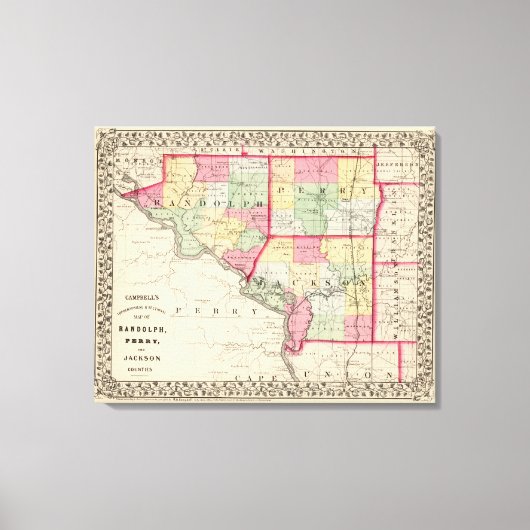 Toile Comtés de Randolph, Perry, Jackson (Recto)