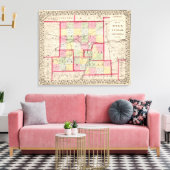Toile Comtés du Bureau, Putnam, Stark, Marshall (Insitu(Salon))