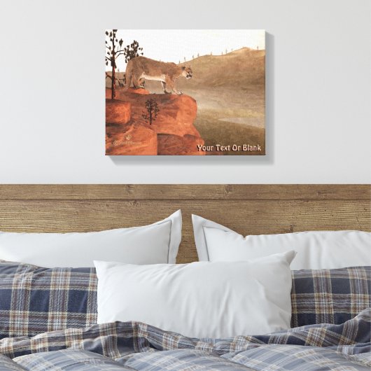 Toile Concentration - Cougar (Insitu(Chambre))