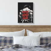 Toile Concentrez-vous sur vos Objectifs, pas sur vos Peu (Insitu(Chambre))