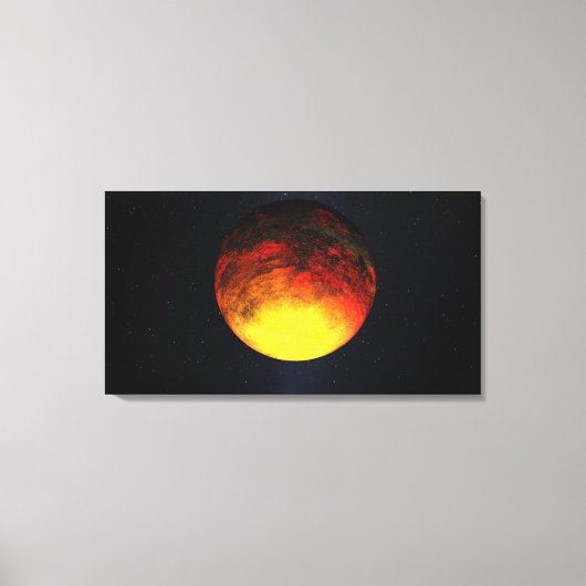 Toile Concept artistique de Kepler-10b (Recto)