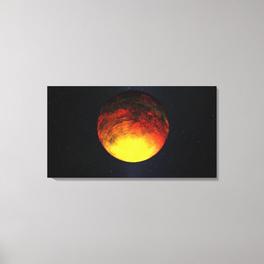 Toile Concept artistique de Kepler-10b (Recto)