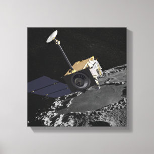 Toile Concept d'artiste de la reconnaissance lunaire