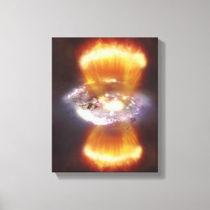 Toile Concept d'artiste d'une galaxie