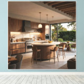 Toile Concept de cuisine extérieure Zen (Insitu (Plancher de Bois))