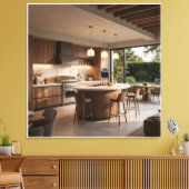 Toile Concept de cuisine extérieure Zen (Insitu(Salon))