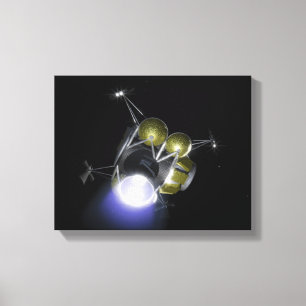 Toile Concept de décollage d'un équipage