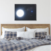 Toile Concept de l'artiste montrant le système binaire é (Insitu(Chambre))