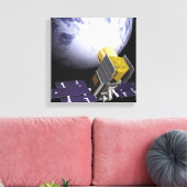 Toile Concept de l'artiste sur la glace, le nuage (Insitu(Salon))