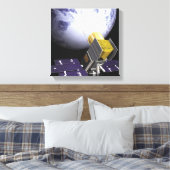 Toile Concept de l'artiste sur la glace, le nuage (Insitu(Chambre))