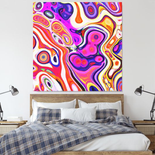 Toile Conception abstraite colorée (Insitu(Chambre))