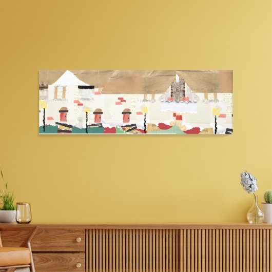 Toile conception abstraite de maison en rangée en image (Insitu(Salon))