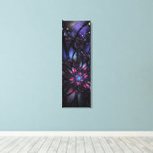 Toile Conception Abstraite des fleurs fractales. (Insitu (Plancher de Bois))