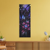 Toile Conception Abstraite des fleurs fractales. (Insitu(Salon))