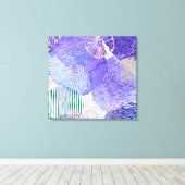 Toile Conception abstraite violette (Insitu (Plancher de Bois))