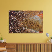 Toile Conception Brown de plumes de faisan (Insitu(Salon))