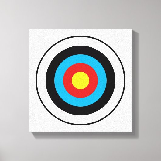 Toile Conception cible Bullseye (Recto)