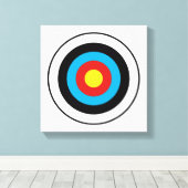 Toile Conception cible Bullseye (Insitu (Plancher de Bois))