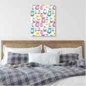 Toile Conception colorée d'oiseau de hibou (Insitu(Chambre))