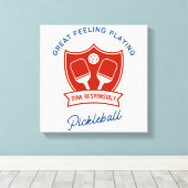 Toile Conception cool de pickleball à porter (Insitu (Plancher de Bois))