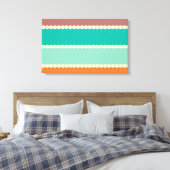 Toile Conception d'abrégé sur rangées de losange (Insitu(Chambre))