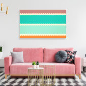 Toile Conception d'abrégé sur rangées de losange (Insitu(Salon))