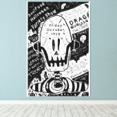 Toile conception d'affiche Halloween (Insitu (Plancher de Bois))