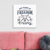 Toile Conception de baseball patriotique 250 ans de libe (Insitu(Salon))