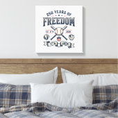 Toile Conception de baseball patriotique 250 ans de libe (Insitu(Chambre))