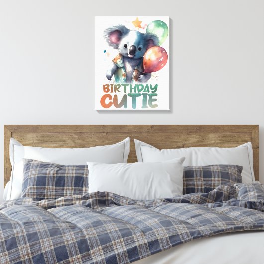 Toile Conception de Birthday Koala (Insitu(Chambre))