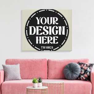 Toile Conception de cadeau personnalisé pour la fête des