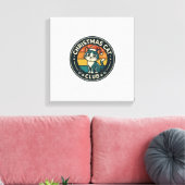 Toile Conception de chat de Noël chaton mignon - Club de (Insitu(Salon))