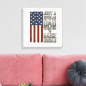 Toile Conception de chemise de citation de drapeau vinta (Insitu(Salon))