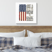 Toile Conception de chemise de citation de drapeau vinta (Insitu(Chambre))