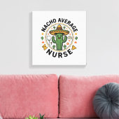 Toile Conception de chemise de fiesta de cactus d'infirm (Insitu(Salon))