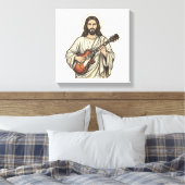 Toile Conception de chemise de gravure de guitariste sac (Insitu(Chambre))