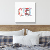 Toile Conception de chemise vectorielle de nom CICI patr (Insitu(Chambre))