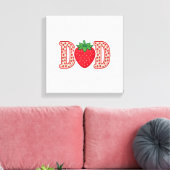 Toile Conception de chemise vectorielle lettrage fraise (Insitu(Salon))