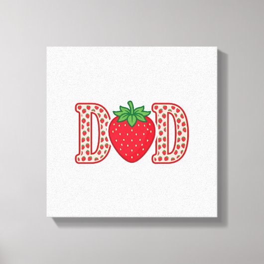 Toile Conception de chemise vectorielle lettrage fraise (Recto)