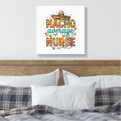 Toile Conception de chemise vectorielle Nacho Average Nu (Insitu(Chambre))
