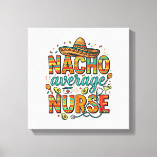 Toile Conception de chemise vectorielle Nacho Average Nu