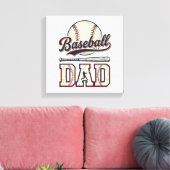Toile Conception de chemise vectorielle Vintage Baseball (Insitu(Salon))