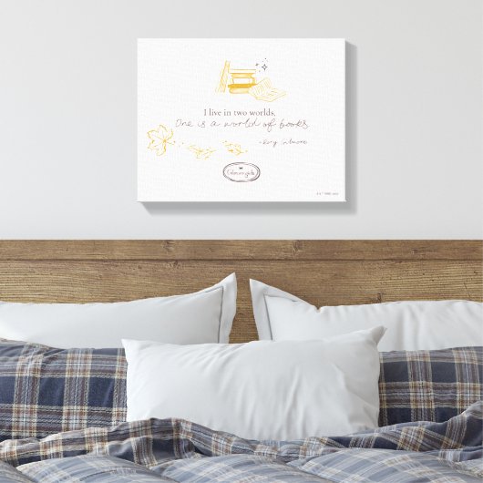Toile Conception de citation de livre de Rory Gilmore Gi (Insitu(Chambre))