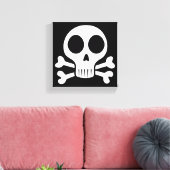 Toile Conception de crâne de pirate (Insitu(Salon))