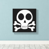 Toile Conception de crâne de pirate (Insitu (Plancher de Bois))