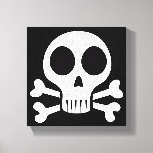 Toile Conception de crâne de pirate (Recto)