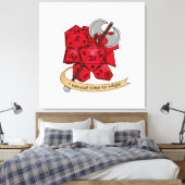 Toile Conception de dés barbares (Insitu(Chambre))