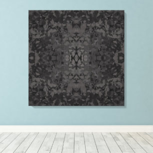 Toile Conception de design graphique abstrait noir et gr