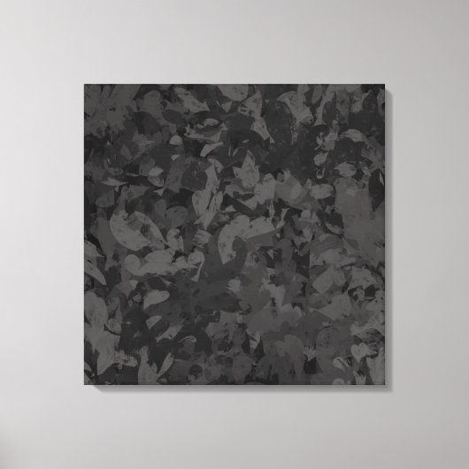 Toile Conception de design graphique abstrait noir et gr (Recto)