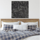 Toile Conception de design graphique abstrait noir et gr (Insitu(Chambre))